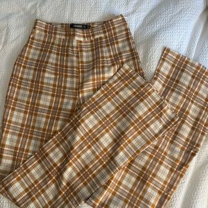 Missguided flannel pants
